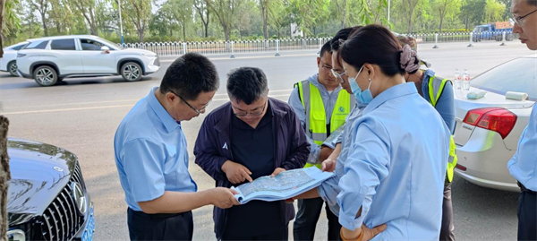 中心给排水专业技术人员赴滨州市黄河五路道路更新工程观摩学习